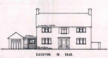 Elevation of the Rectory 1968 [Z889/2/32]